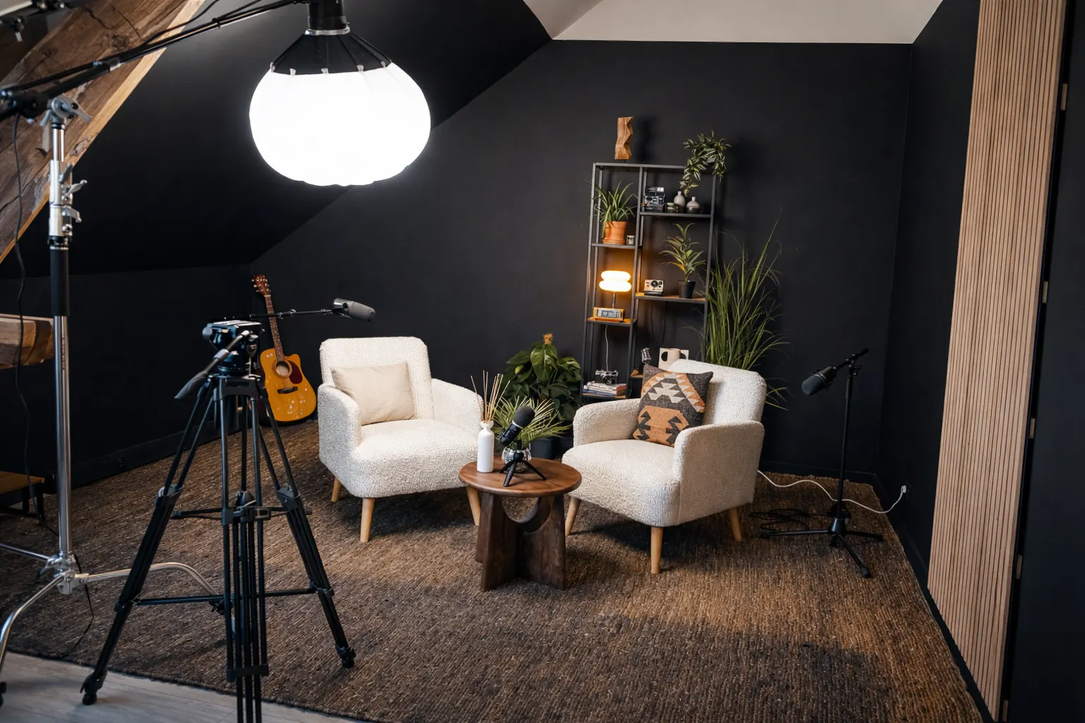 Vue grand-angle — studio principal